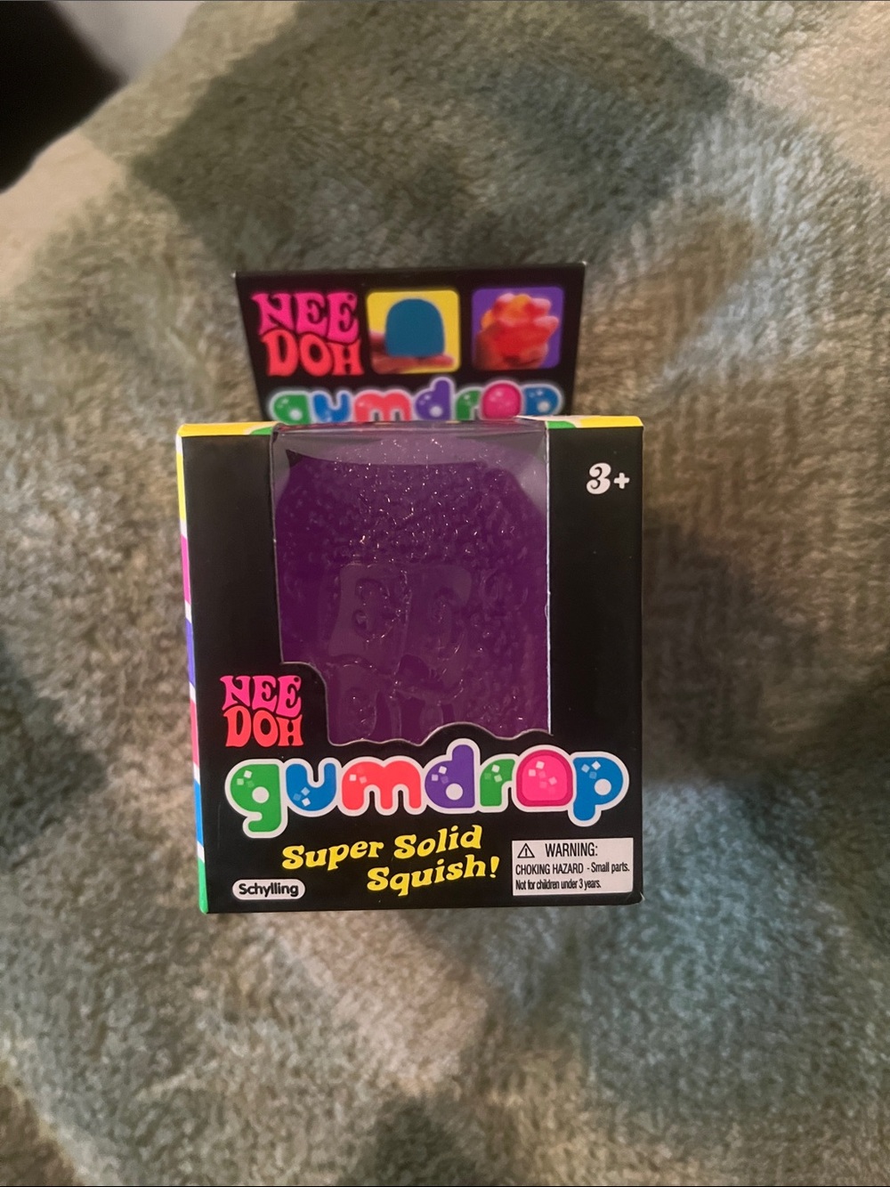 Gumdrop Super Solid Squish! Sensory Toy - Purple